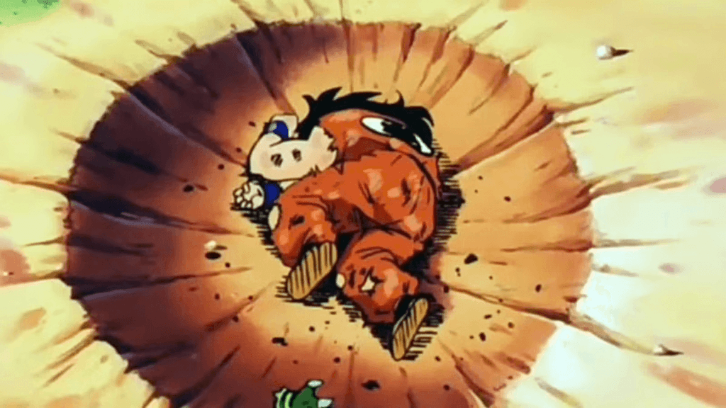 Yamcha taking a nap
