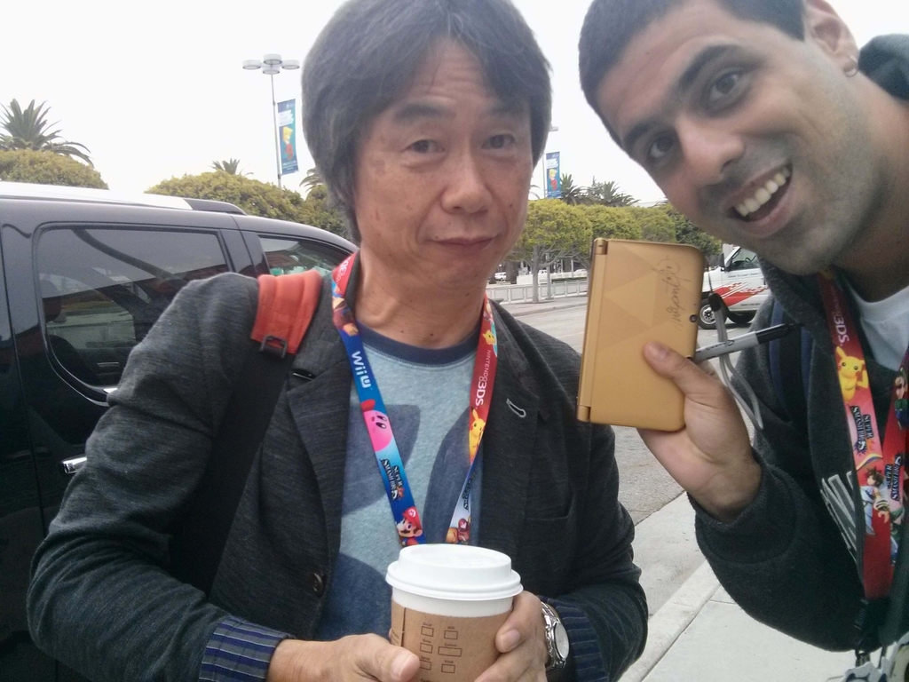 Eu e Miyamoto