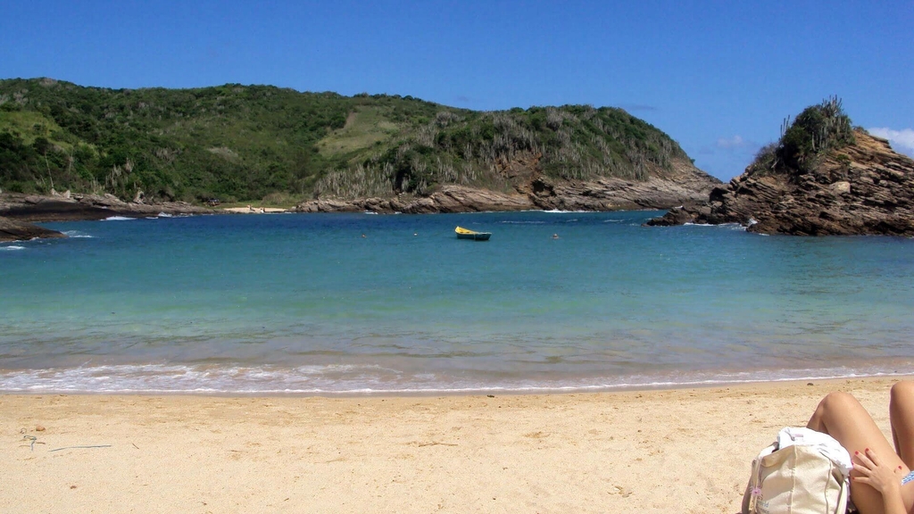 Praia da Ferradurinha em Búzios